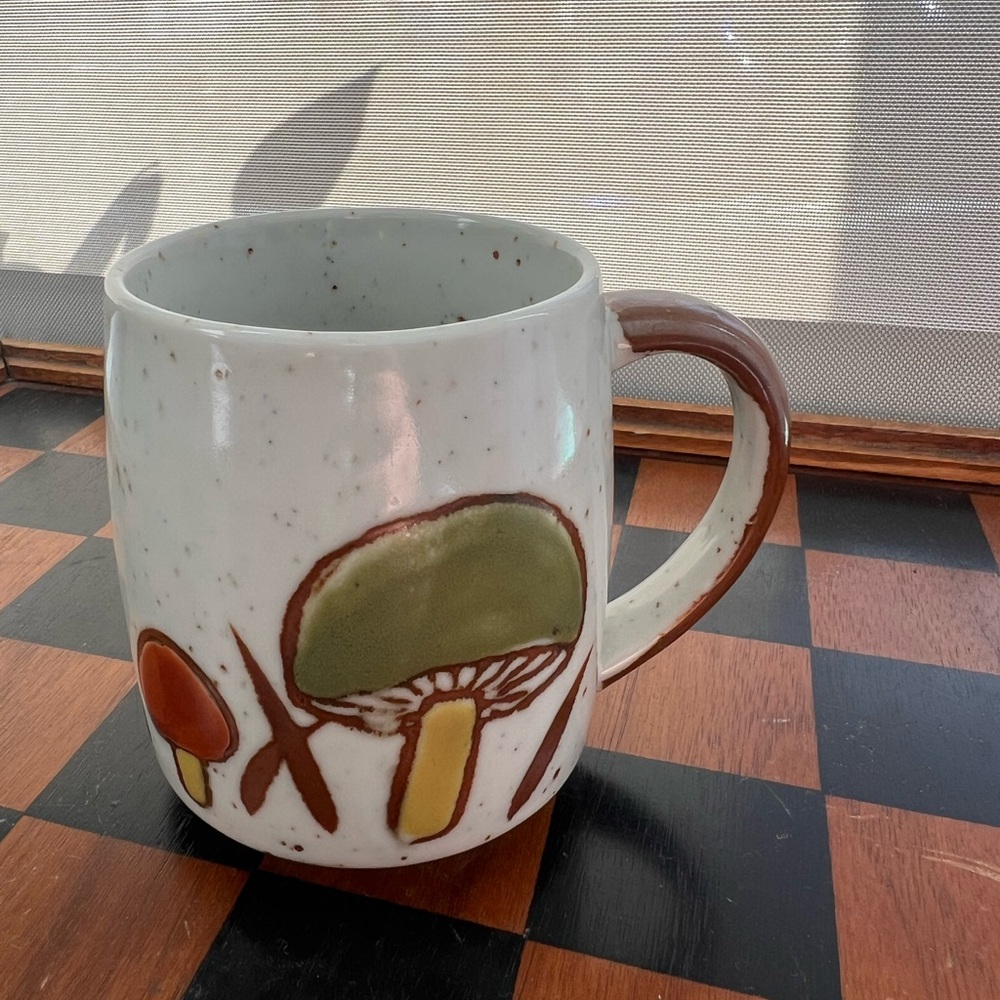 Vintage Mushroom Mug